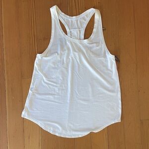 Lululemon White Flowy Tank Size 4